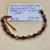 Tibetan Silver Toggle Clasp Bracelet with Grey Hematite, Red Jasper, a
