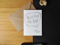 Tied The Knot Greetings Card