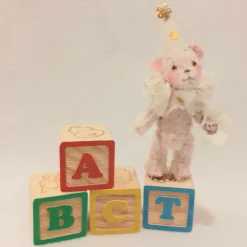 Tiny Pink Teddy Ornament