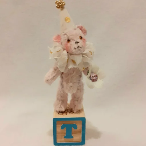 Tiny Pink Teddy Ornament