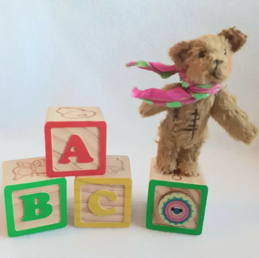 Tiny Windy Day Bear Ornament