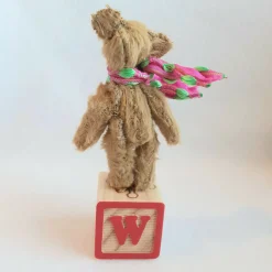 Tiny Windy Day Bear Ornament
