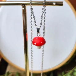 Toadstool Necklace