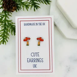 Toadstool/Mushroom Stud Earrings