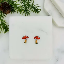 Toadstool/Mushroom Stud Earrings