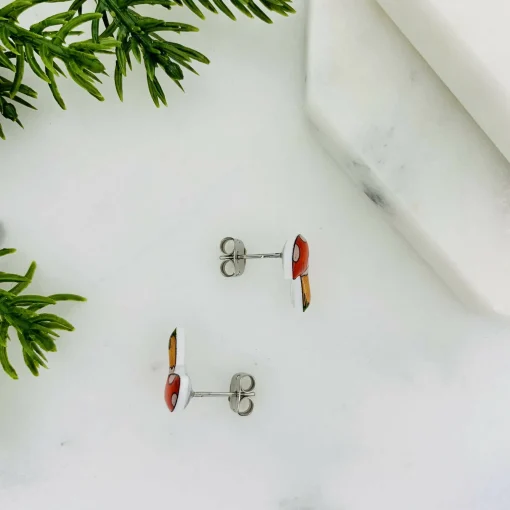 Toadstool/Mushroom Stud Earrings