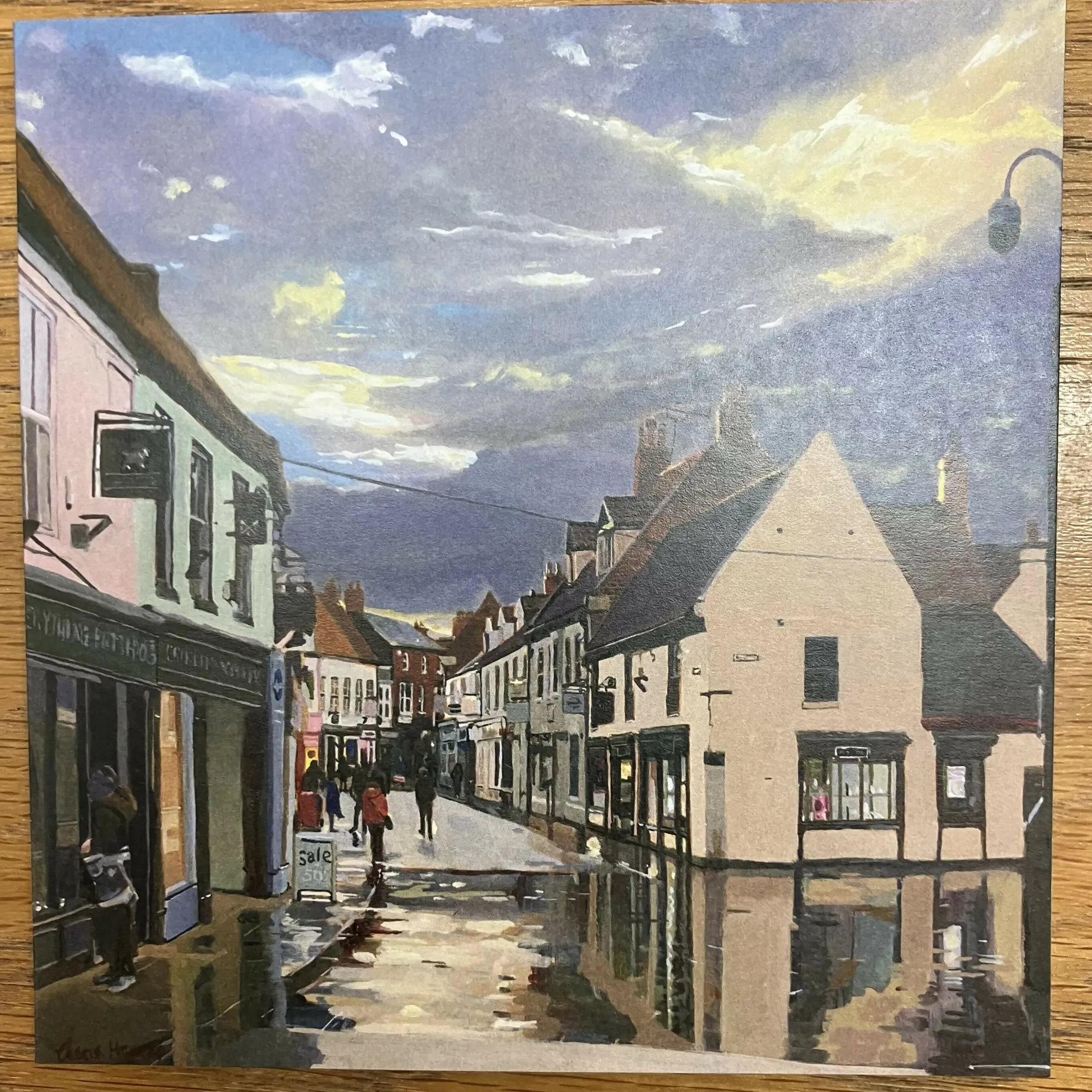 Toll Gavel/ Butcher Row, Beverley. Greetings Card