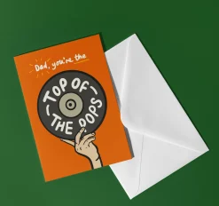 Top Of The Pops Father's Day Card | Art & Soul