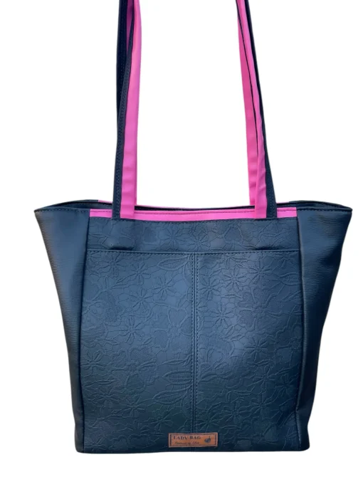TOTE BLACK/PINK