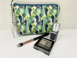 Toucan Print Make Up Bag