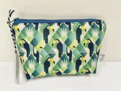 Toucan Print Make Up Bag