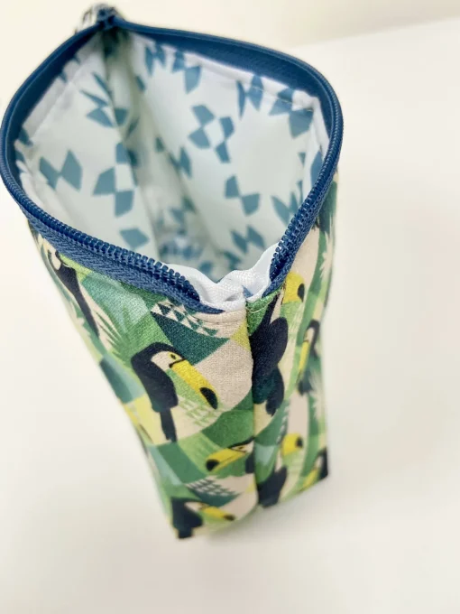 Toucan Print Make Up Bag