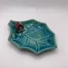 Turquoise Leaf with House