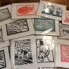 Unframed limited edition lino prints - 2 - Assorted