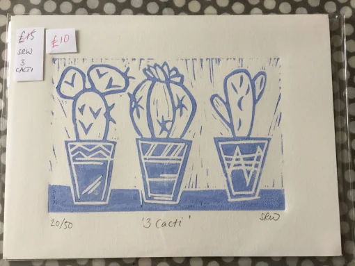 Unframed limited edition lino prints - 2 - Assorted