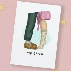 Valentines Card - Hugs and Kisses