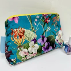 Velvet Pouch - Spring Floral
