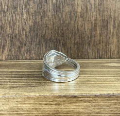 Wagon Wheel Teaspoon Ring