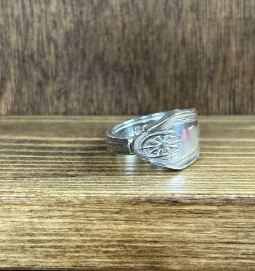 Wagon Wheel Teaspoon Ring