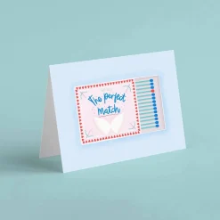 We Are The Perfect Match - Valentines/Anniversary Card
