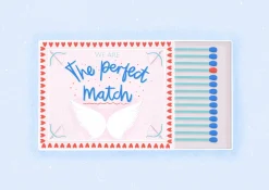 We Are The Perfect Match - Valentines/Anniversary Card