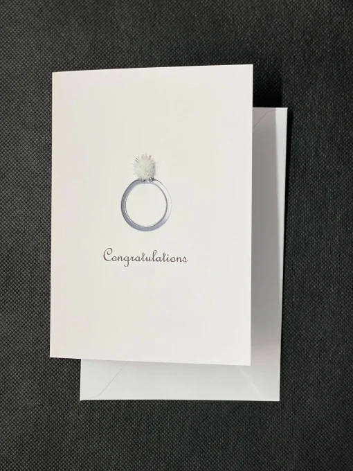 Wedding / Engagement Congratulations Card - Pom Pom greeting card