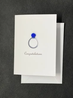 Wedding / Engagement Congratulations Card - Pom Pom greeting card