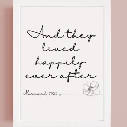 Wedding Gift Sentimental Frame