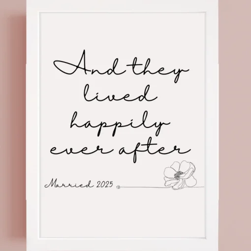 Wedding Gift Sentimental Frame
