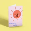 Welcome baby card