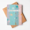 Welcome Little One New Baby Card in Blue