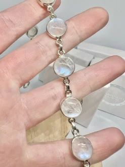 White moonstone bracelet
