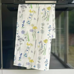 Wildflowers Linen Tea Towel | Durable & Eco-Friendly | Art & Soul