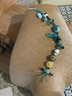 Woven Art Bead Bracelet Lkr143