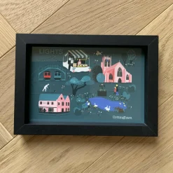 6 x 4” Framed ‘Cottingham’ Art Print (no mount)