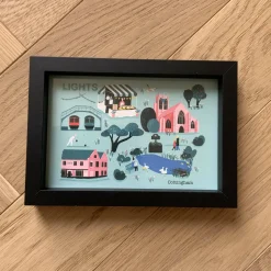 6 x 4” Framed ‘Cottingham’ Art Print (no mount)