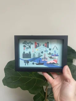 6 x 4” Framed ‘Hull’ Art Print (no mount)