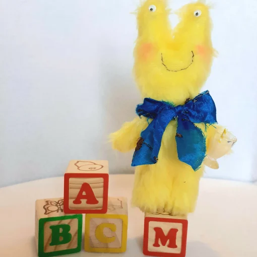 Yellow Monster Ornament