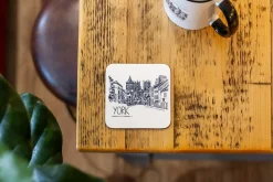 York Skyline Drinks Coaster