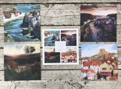 Yorkshire Collection set A - pack of 4 art cards