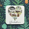 Yorkshire Heart Coaster