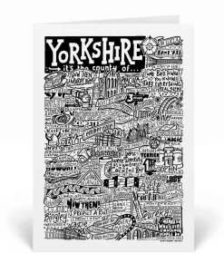 Yorkshire Landmarks Greeting | Giclée Print | Art & Soul