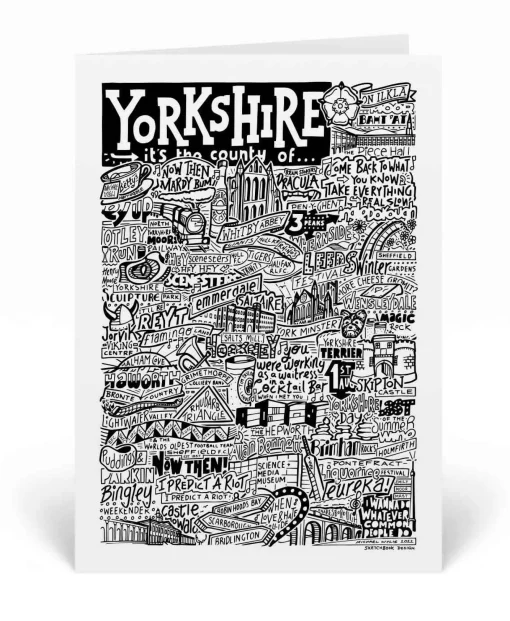Yorkshire Landmarks Greeting | Giclée Print | Art & Soul