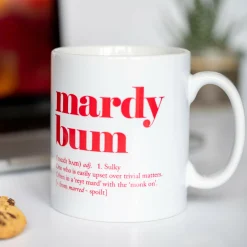 Yorkshire Sayings Mug - mardy bum