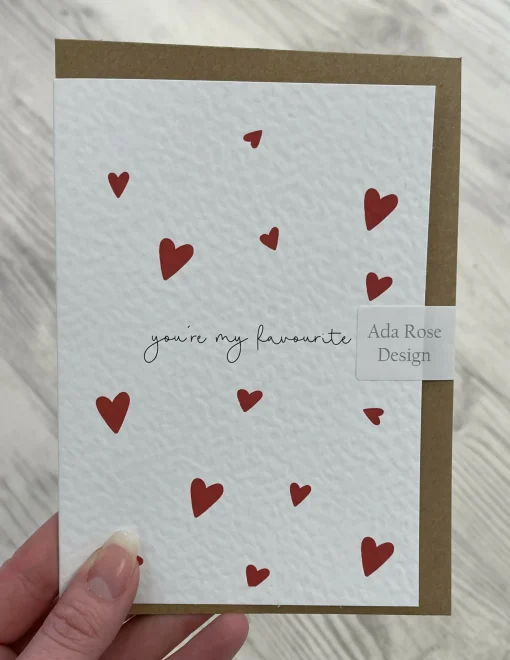 You’re My Favourite Valentine Card