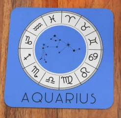 Zodiac Star Signs Coaster CONSTELLATION Design