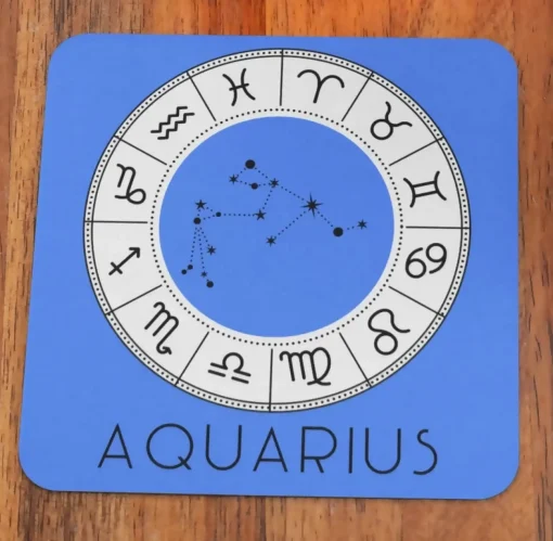 Zodiac Star Signs Coaster CONSTELLATION Design
