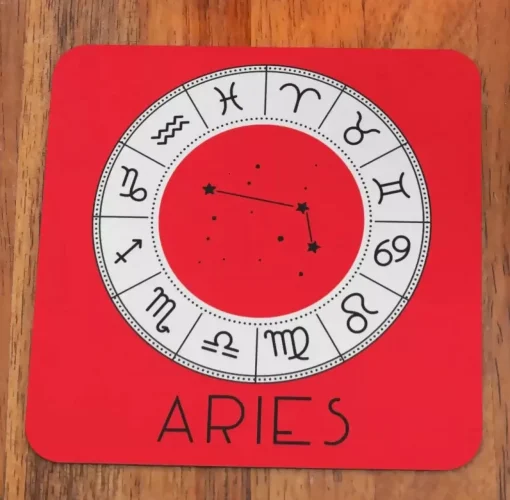 Zodiac Star Signs Coaster CONSTELLATION Design
