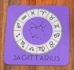 Zodiac Star Signs Coaster CONSTELLATION Design